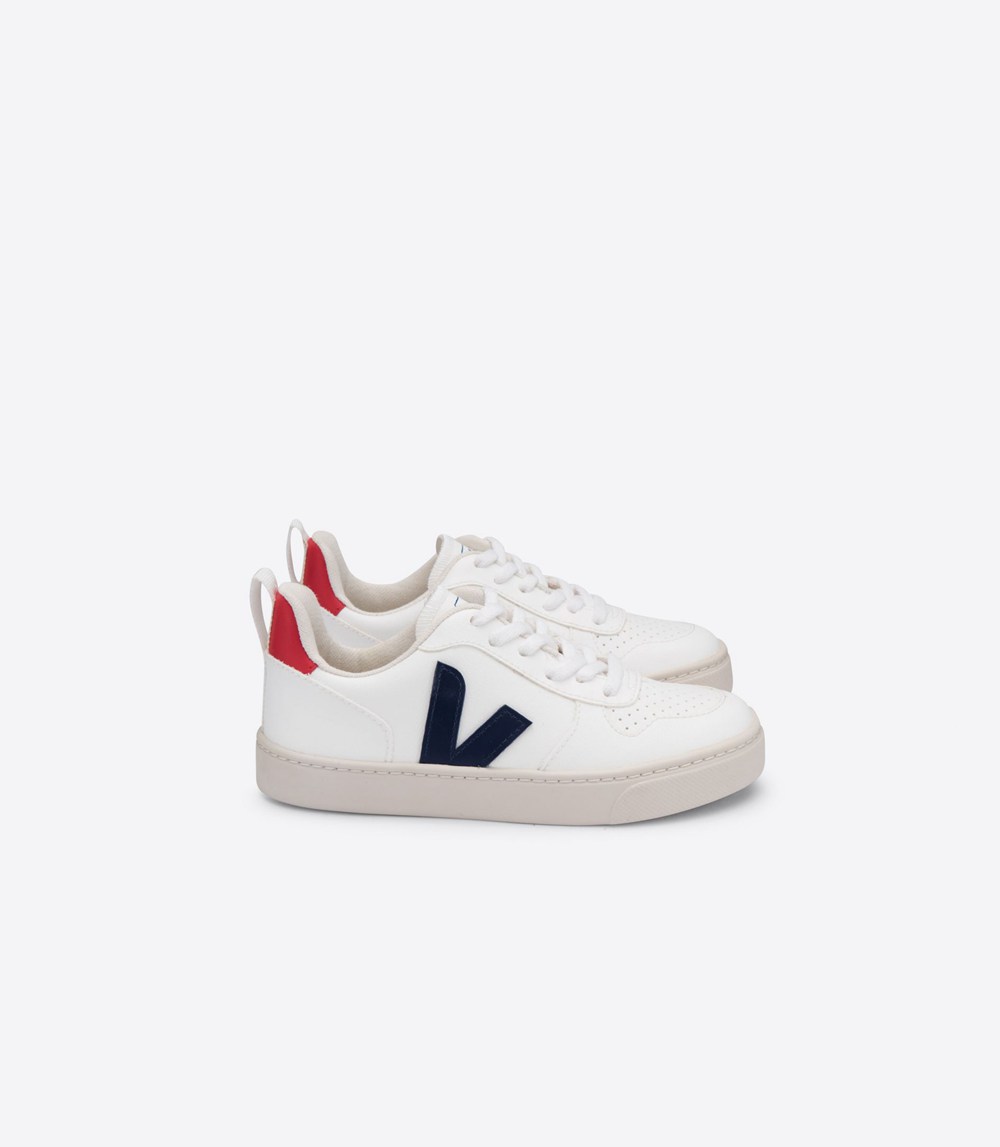 Veja Trainers Kids White - V-10 Lace Cwl - PGWB-40716